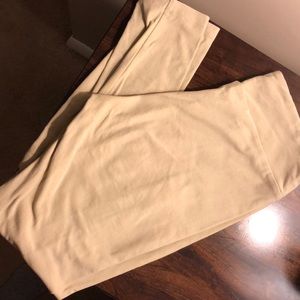 LuLaRoe OS leggings. EUC. Solid khaki